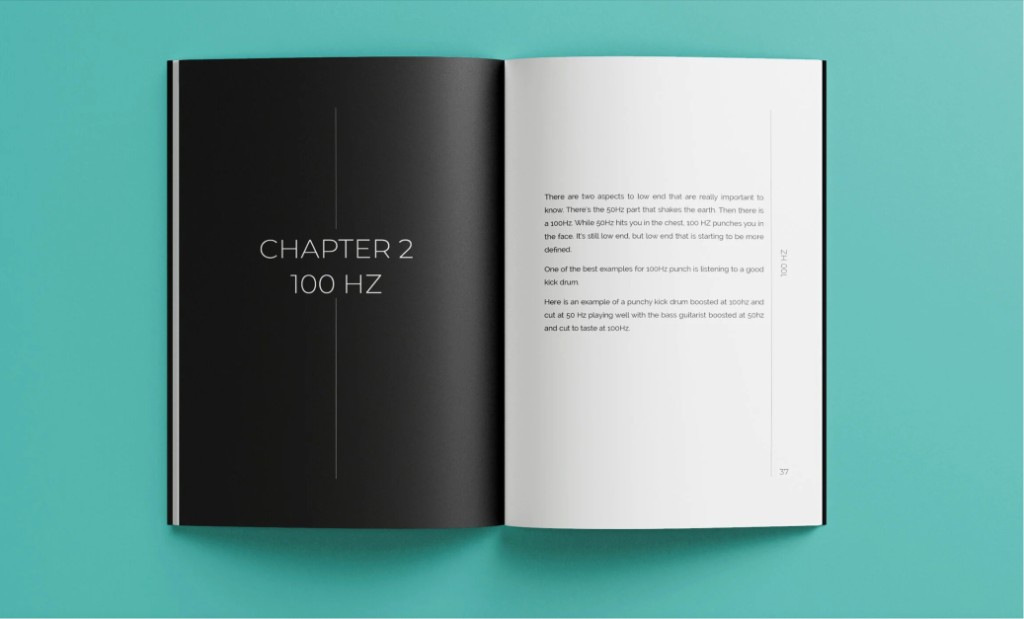 Open paperback, chapter 2, 100 Hz